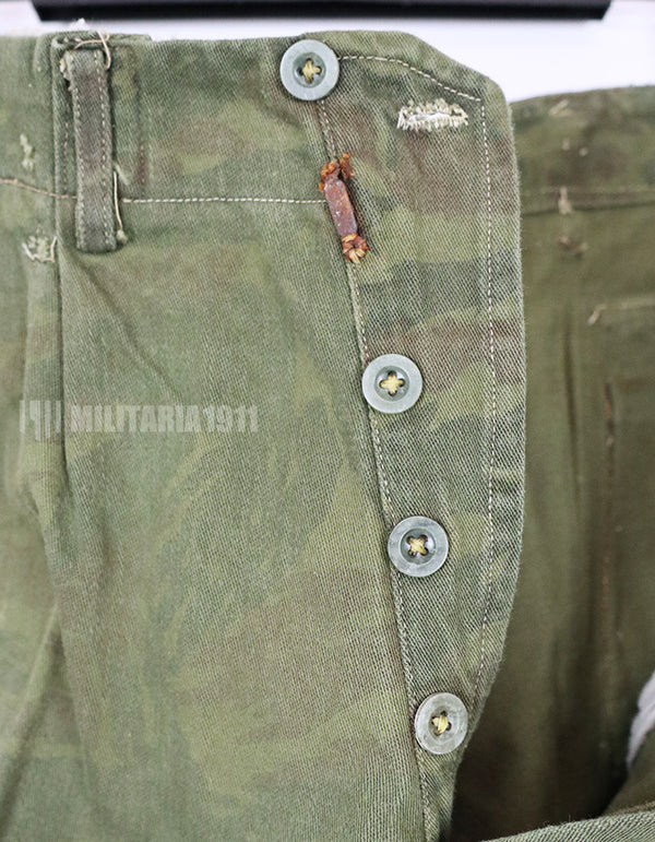 実物　リザード迷彩ジャケット　上下セット　コマンド 電虎