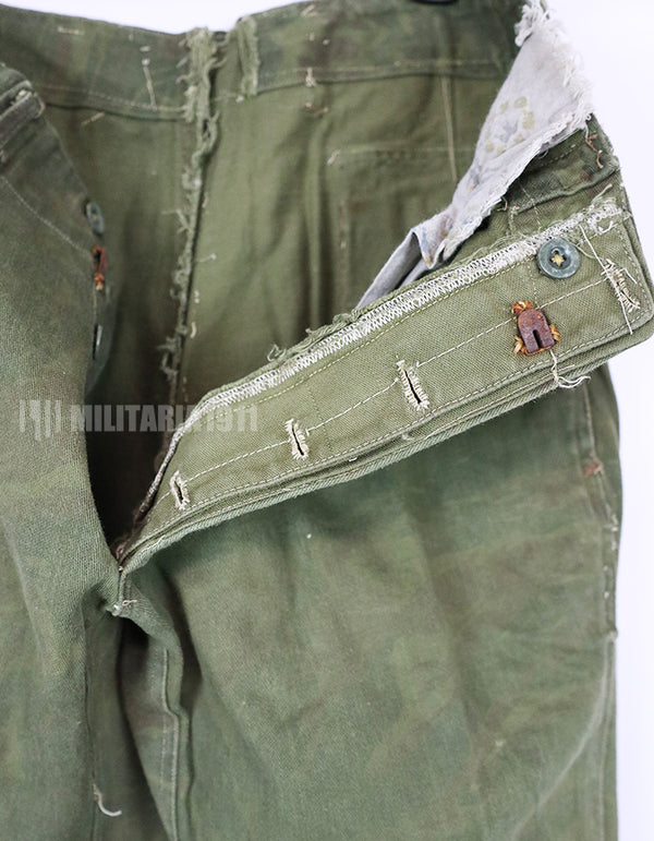 実物　リザード迷彩ジャケット　上下セット　コマンド 電虎