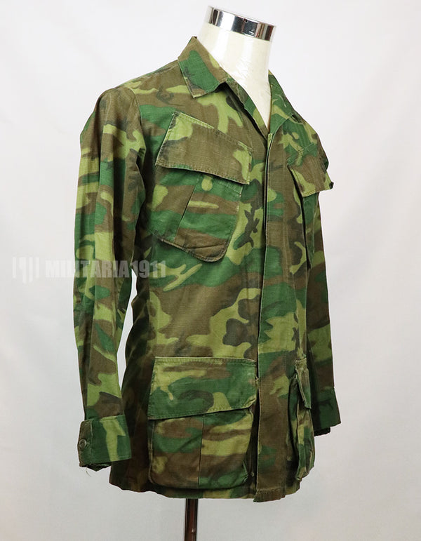 実物　ERDL リーフジャケット　リップストップ生地 1969年製