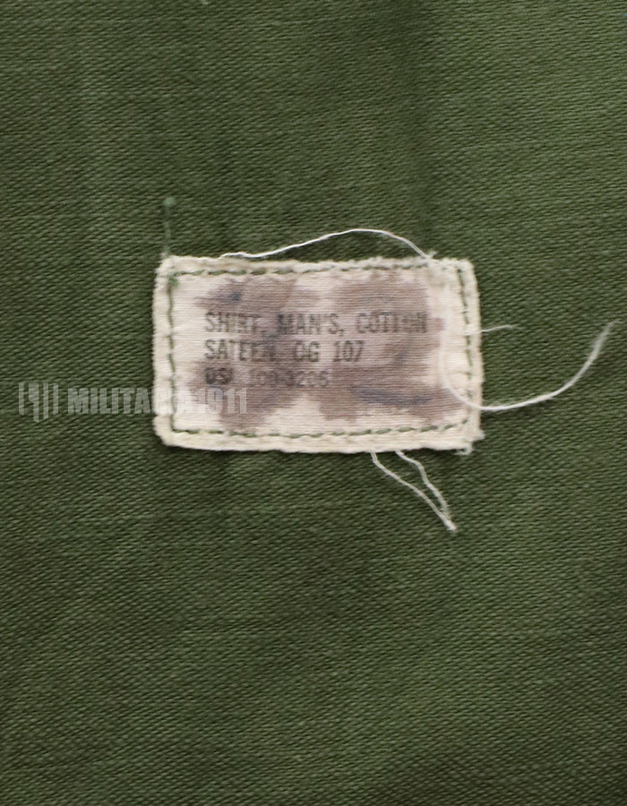 実物　ユーティリティシャツ 2ndパターン　OG-107 　放出品　1960年代後半ロット