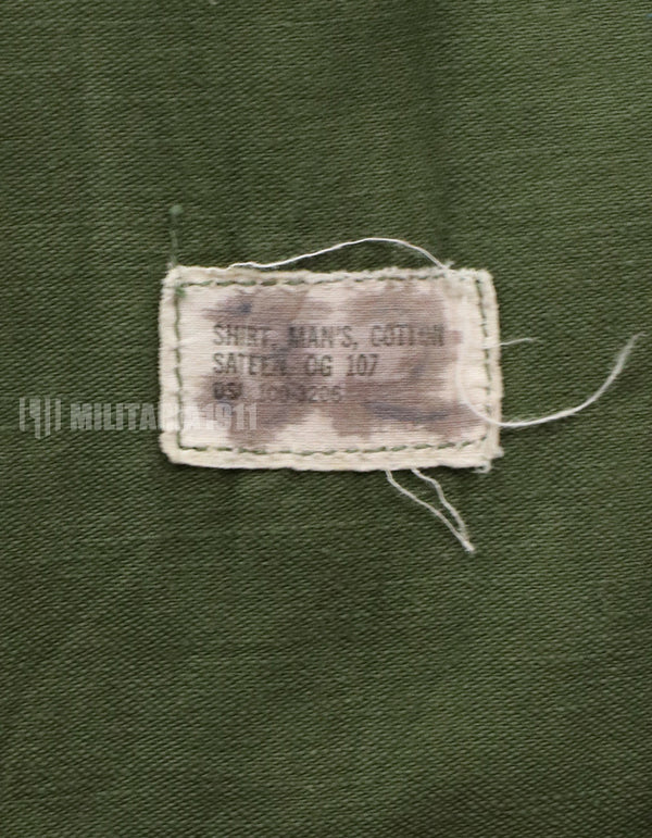 実物　ユーティリティシャツ 2ndパターン　OG-107 　放出品　1960年代後半ロット