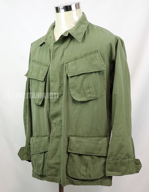 後期型　リップストップ生地　ジャングル・ファティーグ　S-R 一部破損有り 1968年製