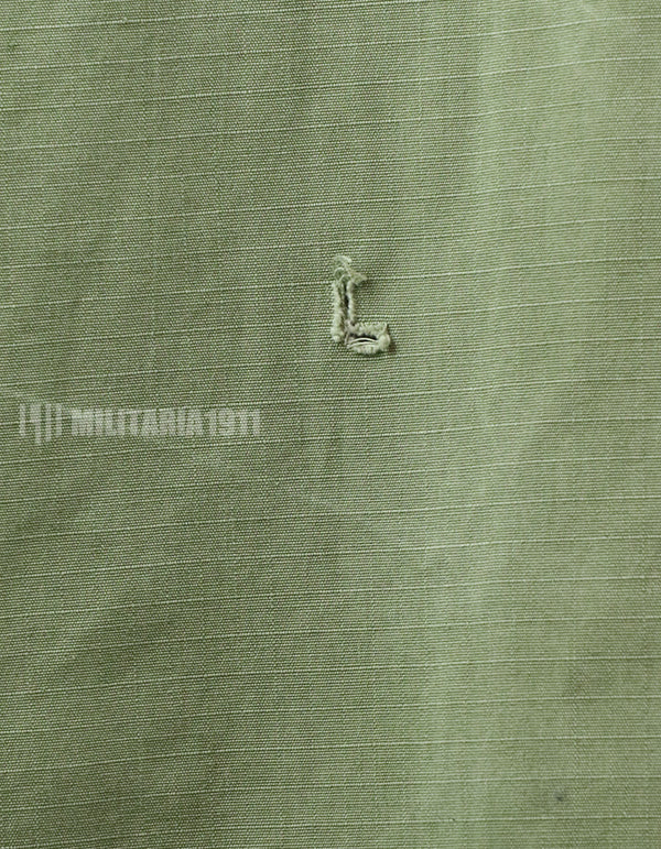 後期型　リップストップ生地　ジャングル・ファティーグ　S-R 一部破損有り 1968年製