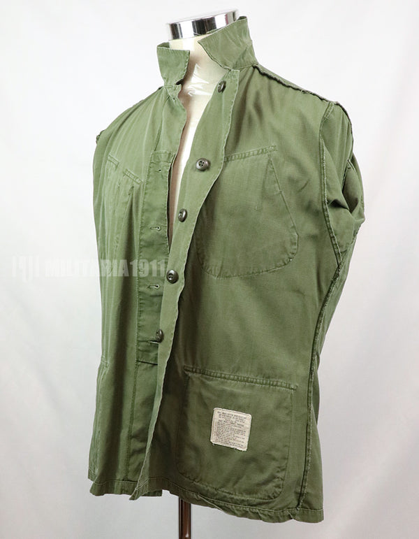後期型　リップストップ生地　ジャングル・ファティーグ　S-R 一部破損有り 1968年製