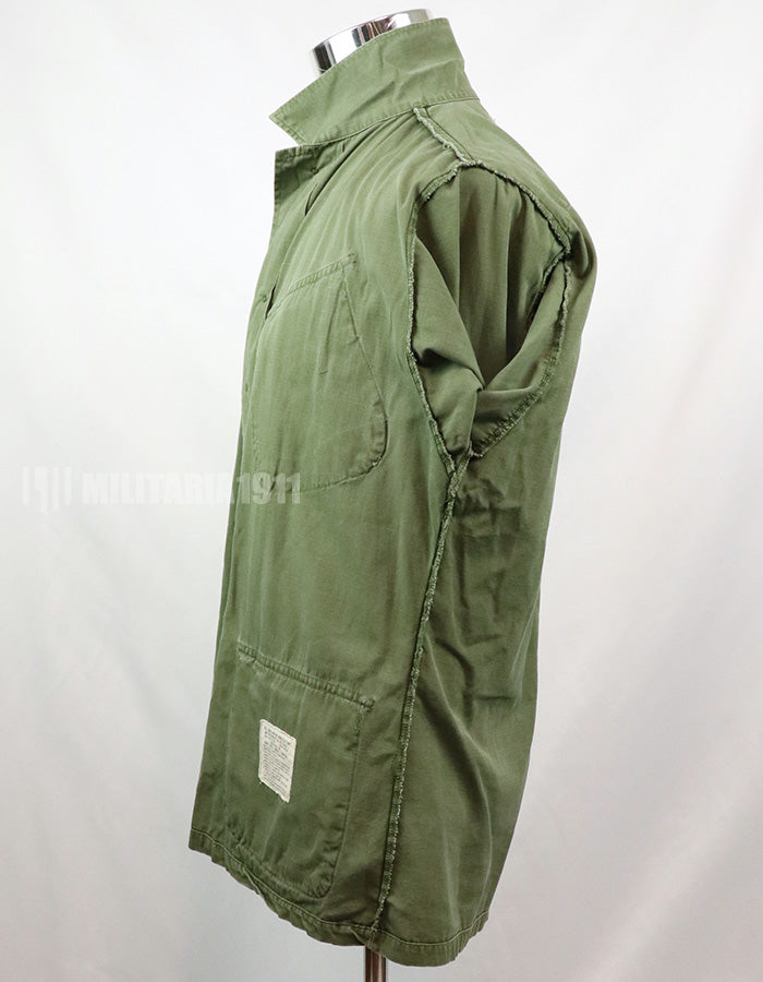 後期型　リップストップ生地　ジャングル・ファティーグ　S-R 一部破損有り 1968年製