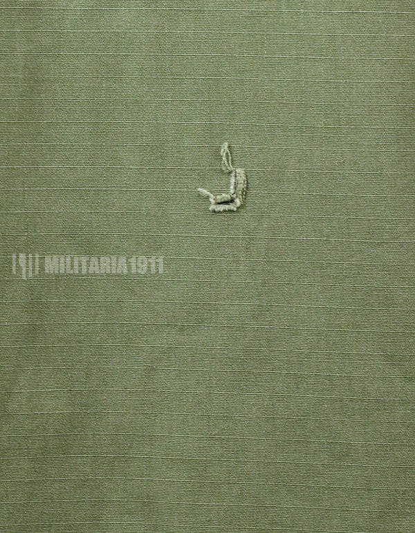 後期型　リップストップ生地　ジャングル・ファティーグ　S-R 一部破損有り 1968年製