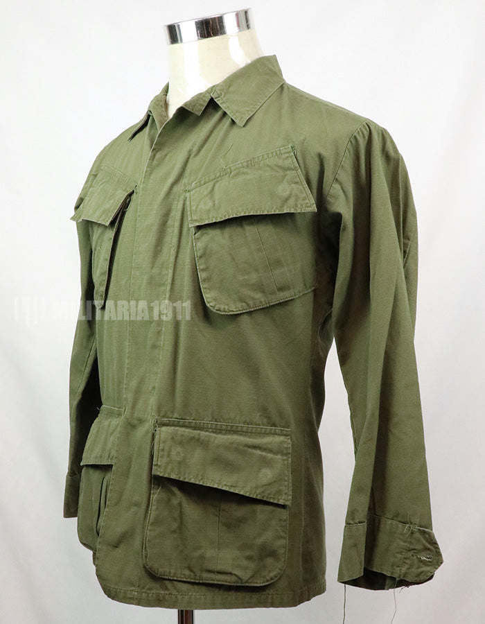 後期型　リップストップ生地　ジャングル・ファティーグ　X-S-S 1970年製 ボタン欠損　破損あり