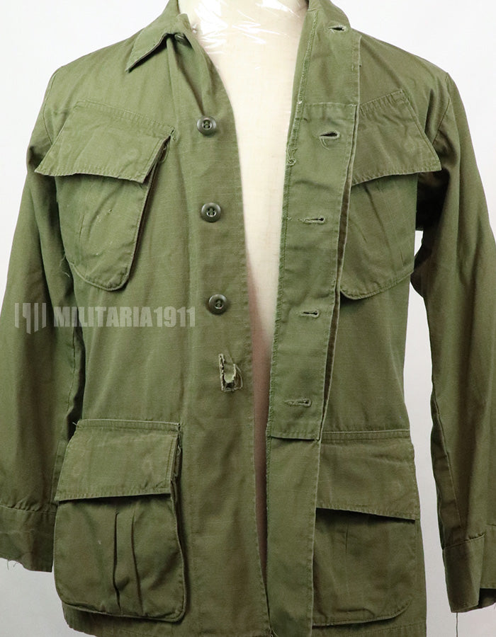 後期型　リップストップ生地　ジャングル・ファティーグ　X-S-S 1970年製 ボタン欠損　破損あり