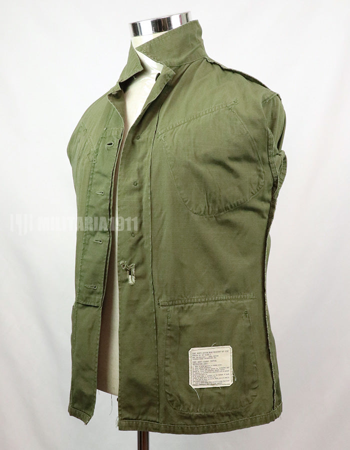 後期型　リップストップ生地　ジャングル・ファティーグ　X-S-S 1970年製 ボタン欠損　破損あり