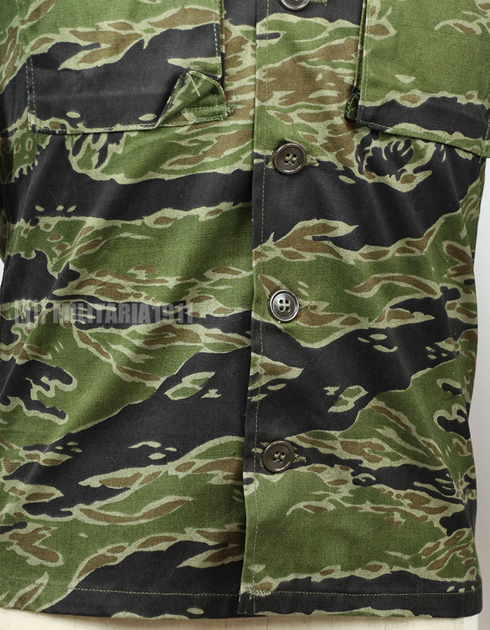 実物　レイトウォーライトウェイトデンスパターン　タイガーストライプ　シャツ　未使用品　CISO製