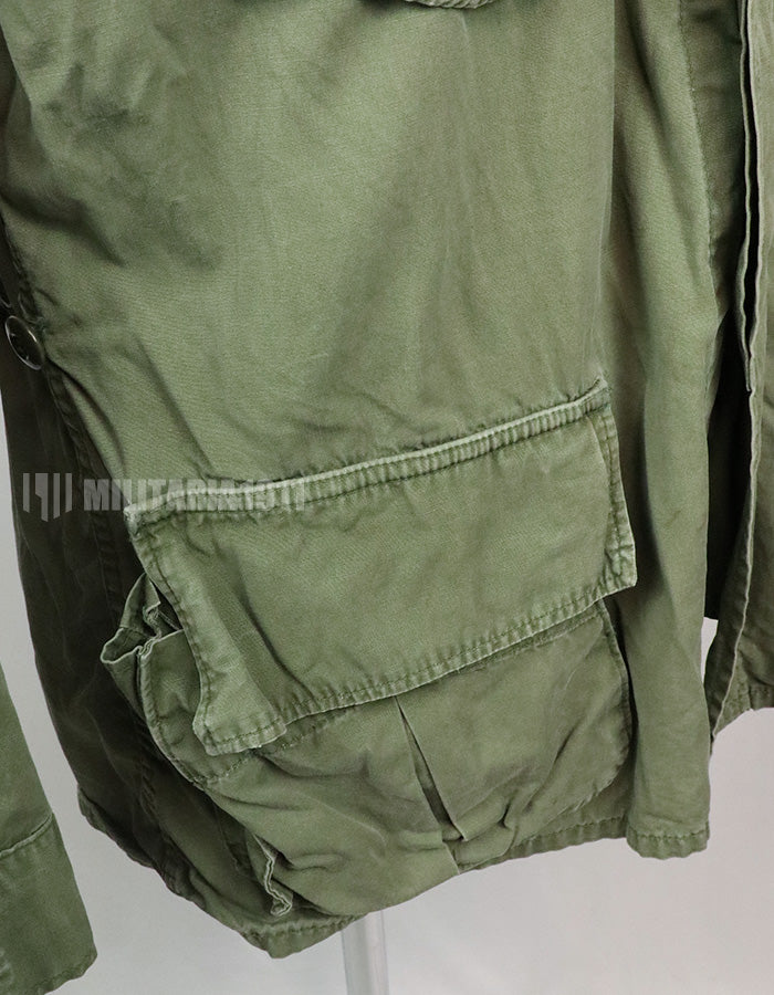 実物　中期型　ジャングルファティーグ　ジャケット　使用感あり　傷あり　退色あり