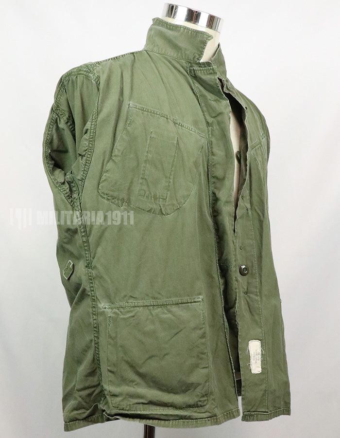 実物　中期型　ジャングルファティーグ　ジャケット　使用感あり　傷あり　退色あり