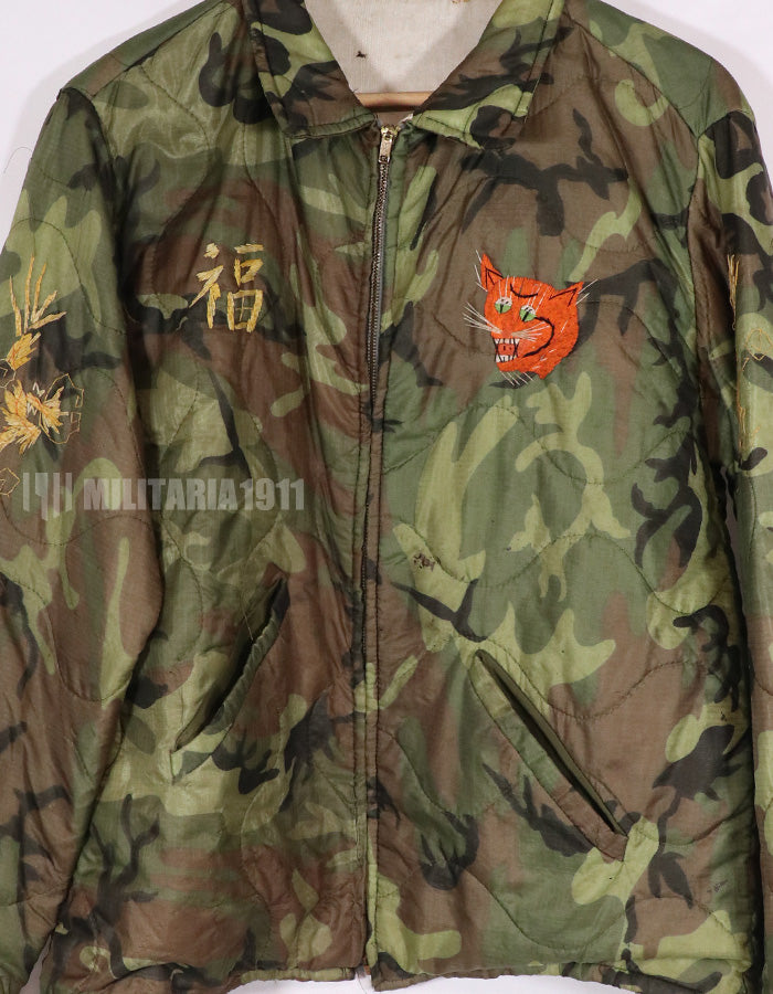 実物 ベトナムローカルメイド品　ベトナム戦争　スーバニアジャケット　68-69