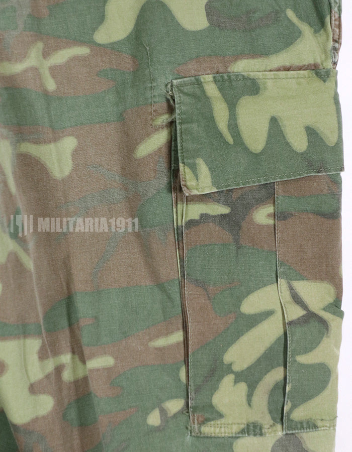 実物　1967年 ポップリン製　ERDL ジャングルファティーグパンツ　ジップフライ