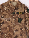実物　南ベトナム　国家野戦憲兵　クラウド迷彩　シャツ　パッチはレプリカ