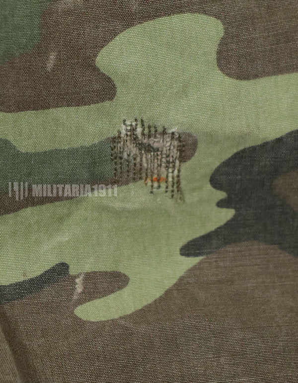 実物　1967年　ポップリン製（ノンリップ）　ERDL ファティーグパンツ　サイズタグなし