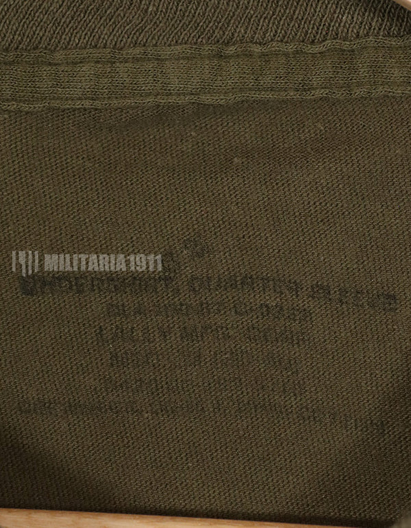 実物　1960年代〜1970年代　アメリカ軍　OD Tシャツ　インナー　中古品 D
