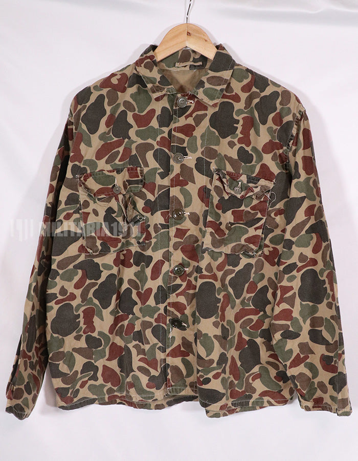 民間品　ベオガム迷彩　ローカルメイド ダックハンター　シャツ　ビンテージシャツ B