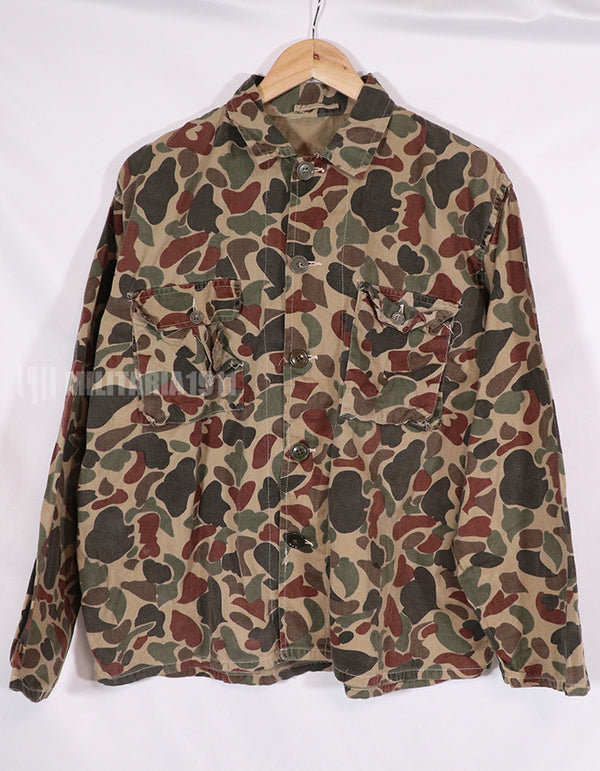 民間品　ベオガム迷彩　ローカルメイド ダックハンター　シャツ　ビンテージシャツ B