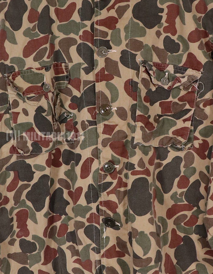 民間品　ベオガム迷彩　ローカルメイド ダックハンター　シャツ　ビンテージシャツ B