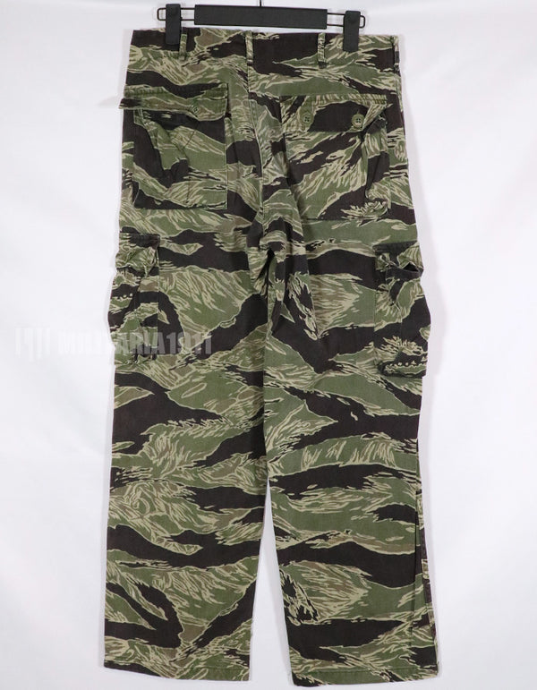 実物　沖縄タイガー　タイガーストライプ　パンツ　別生地補修あり　レア品