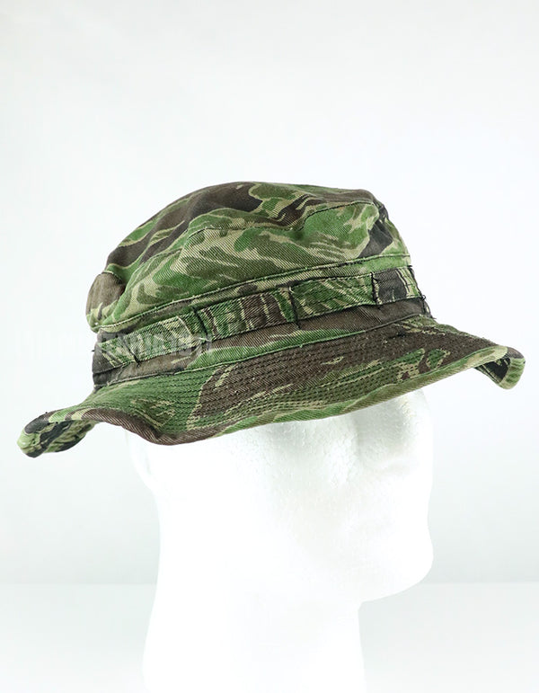 実物　タイガーストライプ　ブーニーハット　TO79 スタンプ付　状態良い　シルバータイガー