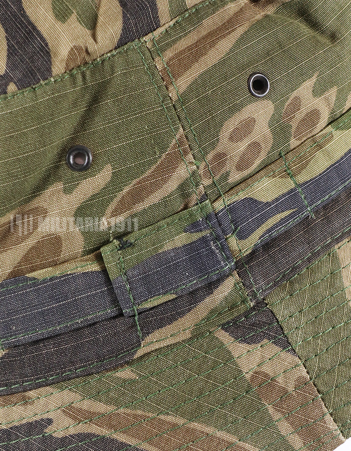 実物生地使用　タイガーストライプ　ブーニーハット　レプリカ　複数在庫　中古品