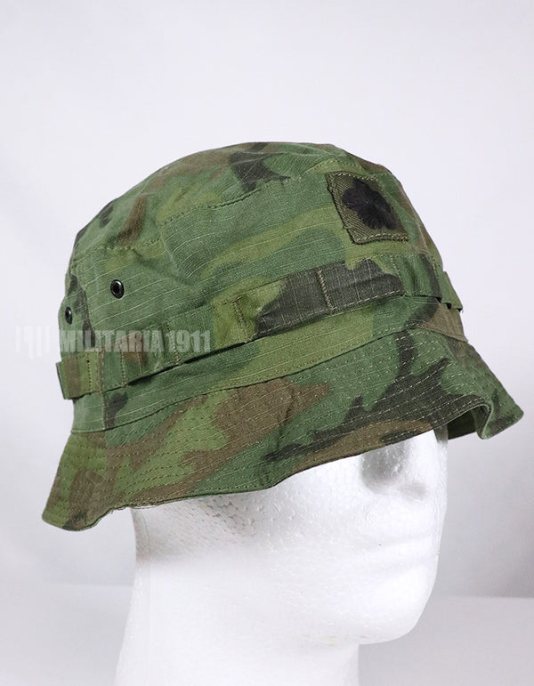 レプリカ　ERDL ショートブリムブーニーハット　ARVN 階級章付き
